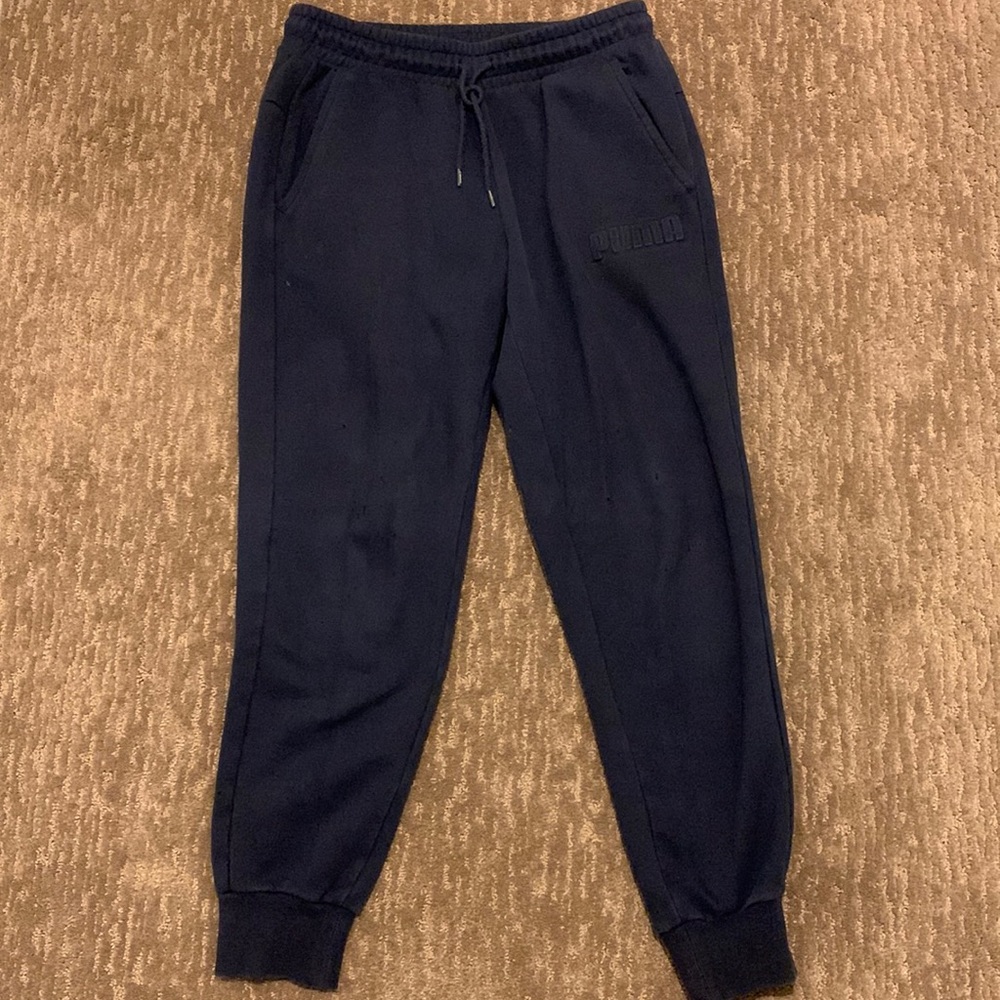 PUMA Sweatpants-OK Condition-Used-M-Navy